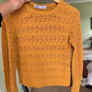 Zara crotchet sweater